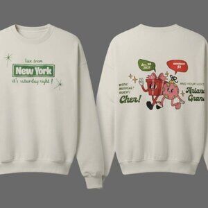 Ariana Grande Live at SNL Season 51 Gildan Sweater December 20 2025